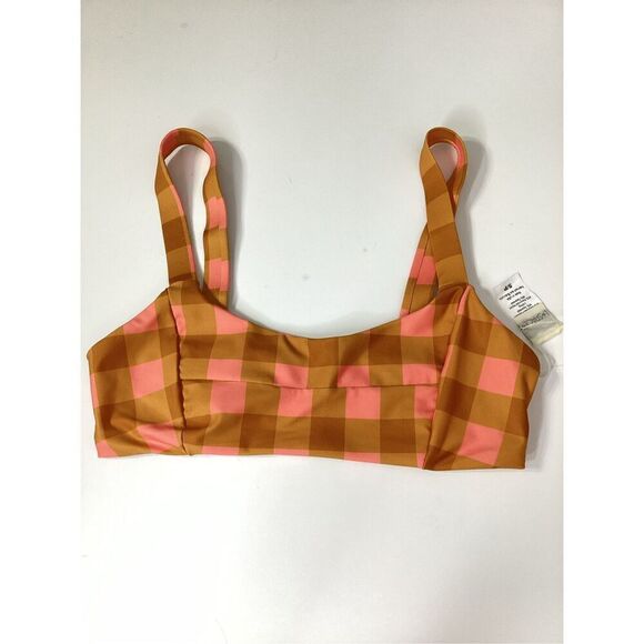 New. L*SPACE gingham bikini top. Small. - Picture 7 of 8